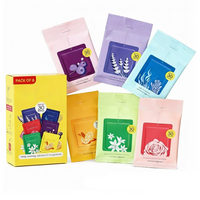 Assorted Pack of 6  (Lemon/Jasmine/Ocean/Blueberry/Rose/Lavender)
