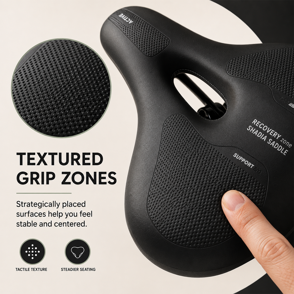 Pressure-Balance Bicycle Saddle