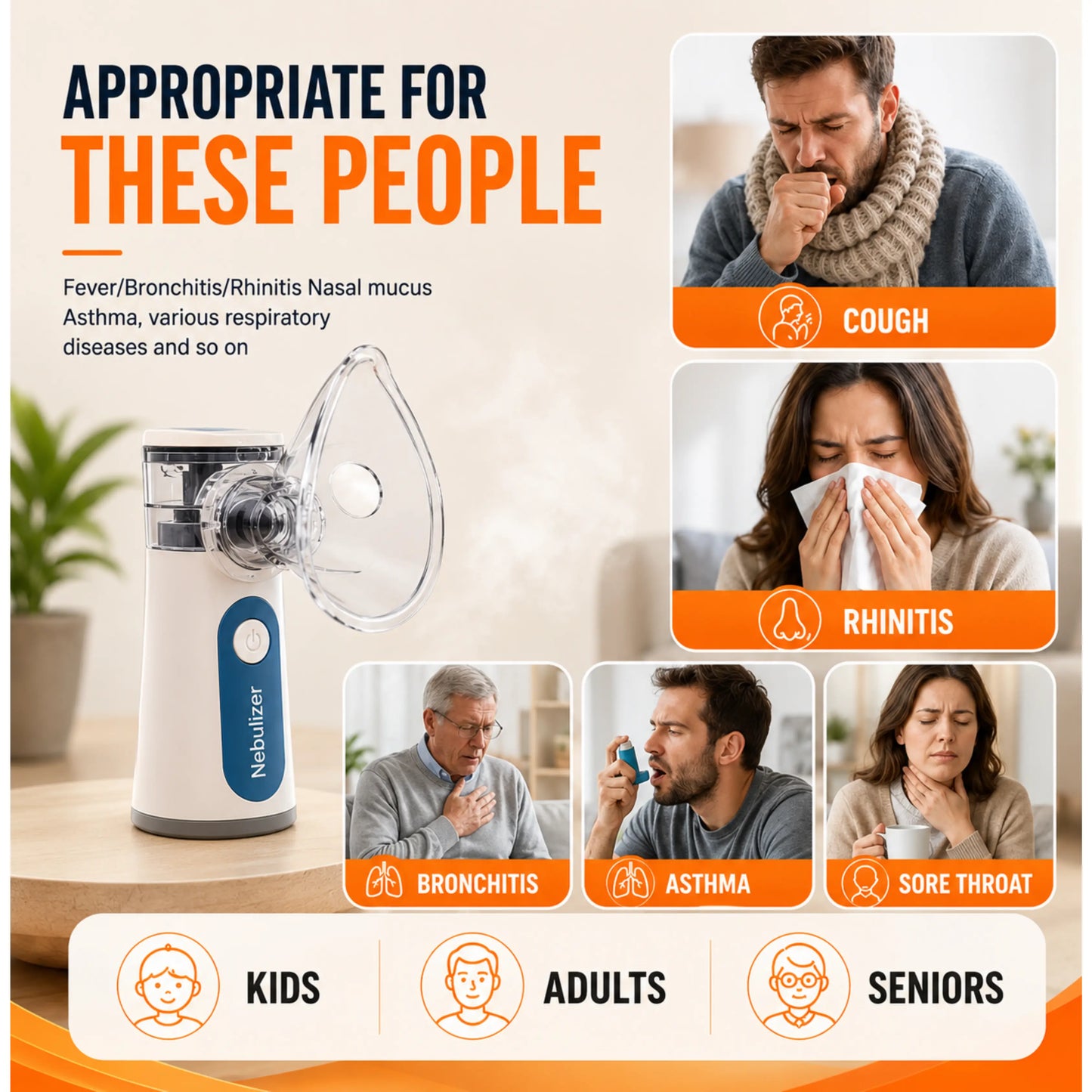 Handheld Portable Nebuliser