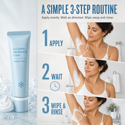 🥳🪒Gentle Hair Removal Cream – Dual‑care for underarms & bikini area✨🛡️