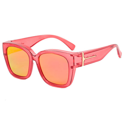 Women’s Polarized Square Sunglasses – Lightweight UV400 Shades for Driving, Beach & Travel