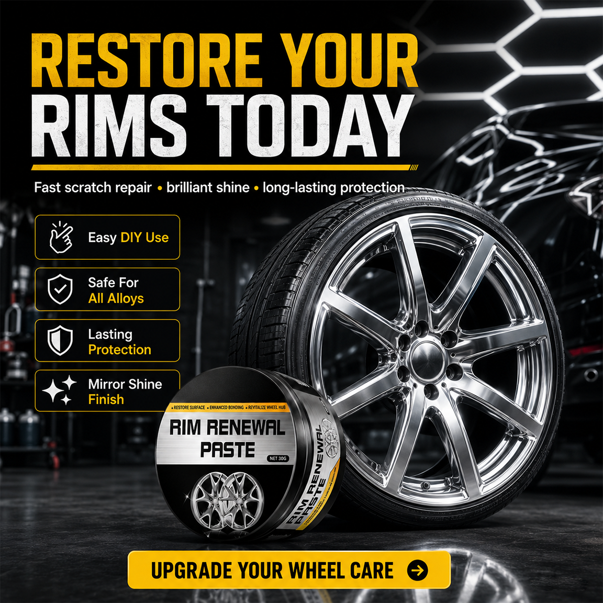 All-in-One Wheel Care & Restoration Paste