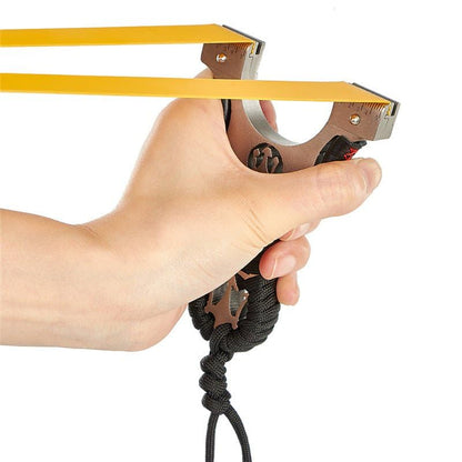 Triangle Slingshot Target Game Set – Outdoor Rubber Band Activity Kit for Supervised Backyard Fun