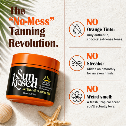 Sun-Kissed Glow Tanning Gel for Bronzed-Looking Skin