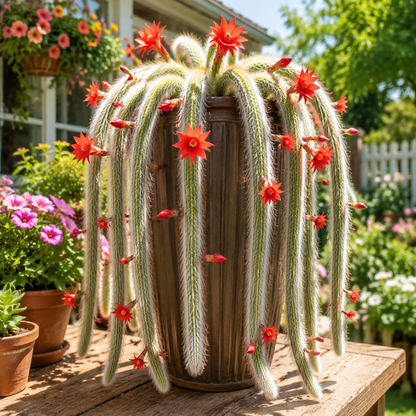 🔥Rare Monkey Tail Cactus Seeds 🌵The Internet's Favorite Fuzzy Cactus