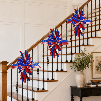 Patriotic Bow Hanging Ornament for Festival Decoration