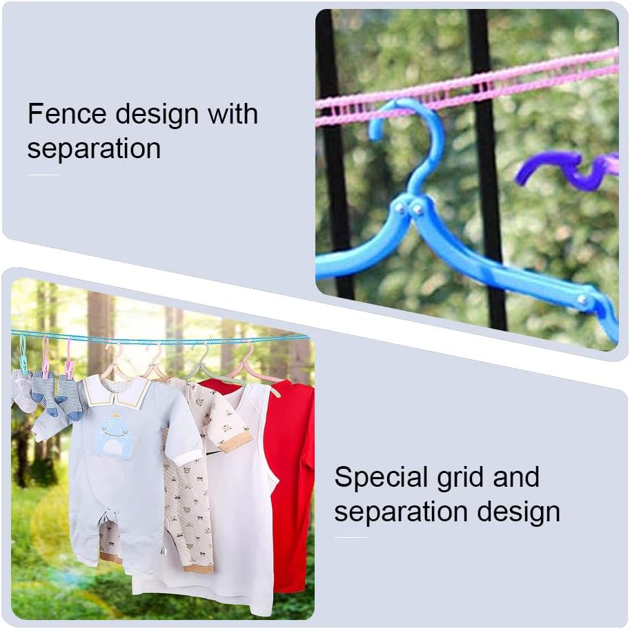 3-Pack Portable Travel Clotheslines – Wind-Resistant Laundry Lines for Indoor, Outdoor & Camping Use