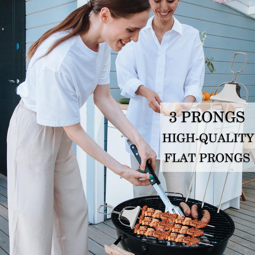 3-Way Stainless Steel BBQ Skewers