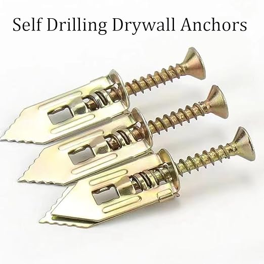 2026 Advanced Self-Drilling Drywall Anchors, Gypsum Board Screws Kit for Installations
