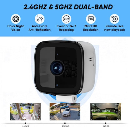 Smart 2K Window Security Camera