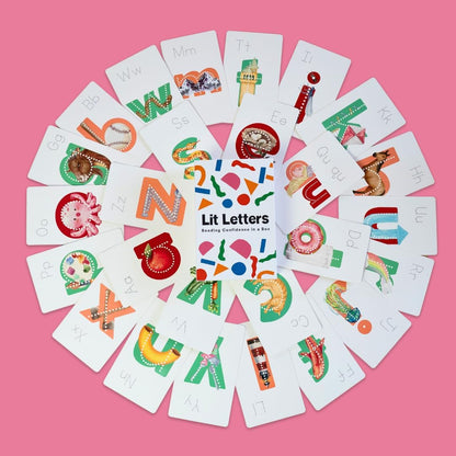 Picture Mnemonic Phonics Flashcards – Lowercase Alphabet Letter Sound Cards for Preschool & Kindergarten Reading