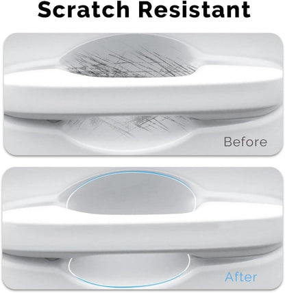 Car Door Handle Protective Film, Transparent Waterproof Car Door Handle Protector