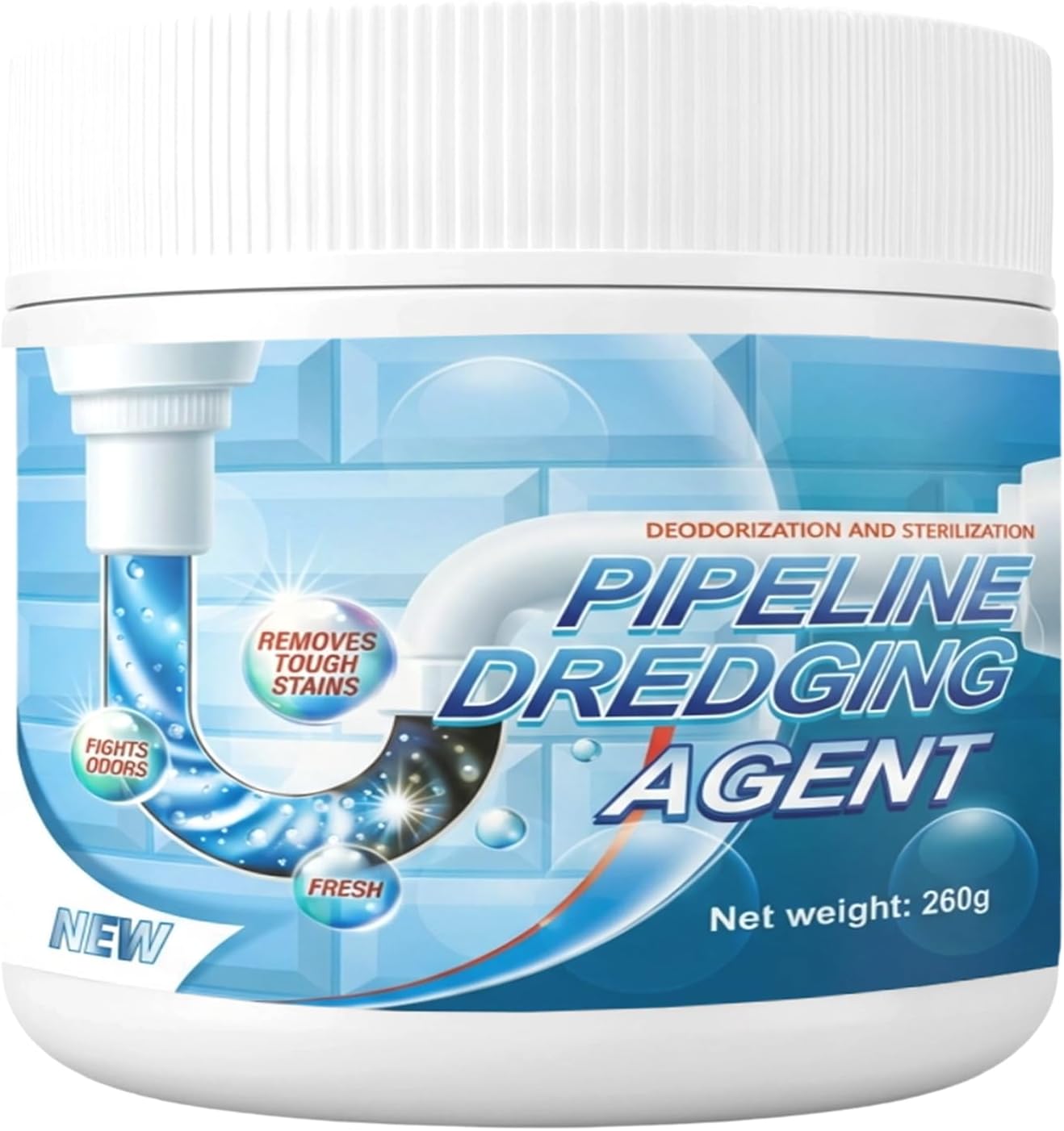 Pipeline Dredging Agent, Heavy Duty Hair Clog Remover, Toilet & Drain Cleaner