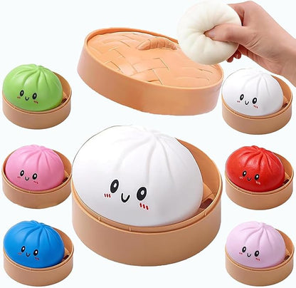 Smiling Dumpling Squishy Mystery Fidget Toy