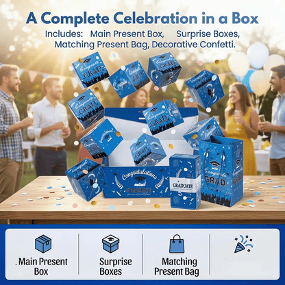 Graduation Surprise Pop‑Up Gift Box