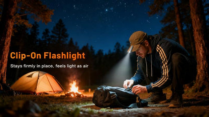 🔦Pocket Rechargeable EDC Flashlight:  Mini Keychain Light with Fire Starter & Window Breaker