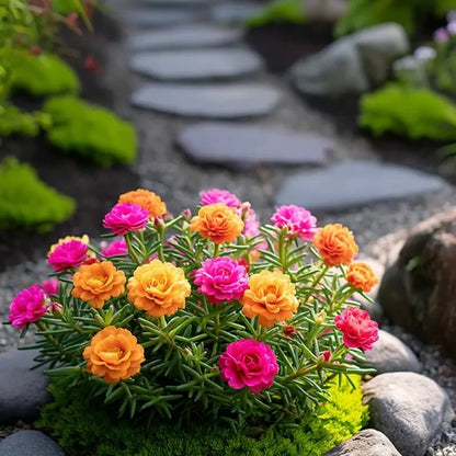 🌹Moss Rose Seeds(10,000+ Seeds) – 🌿Perennial Flower Seeds / Large Flowers / Easy to Grow