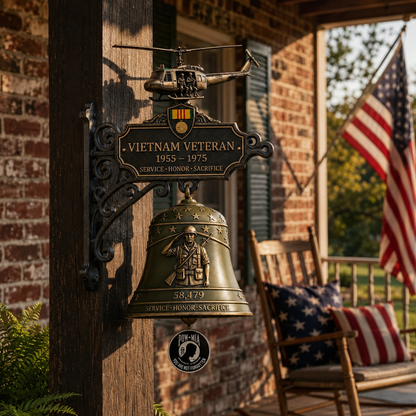 🔔 Veteran Tribute Wall Bell 🎖️