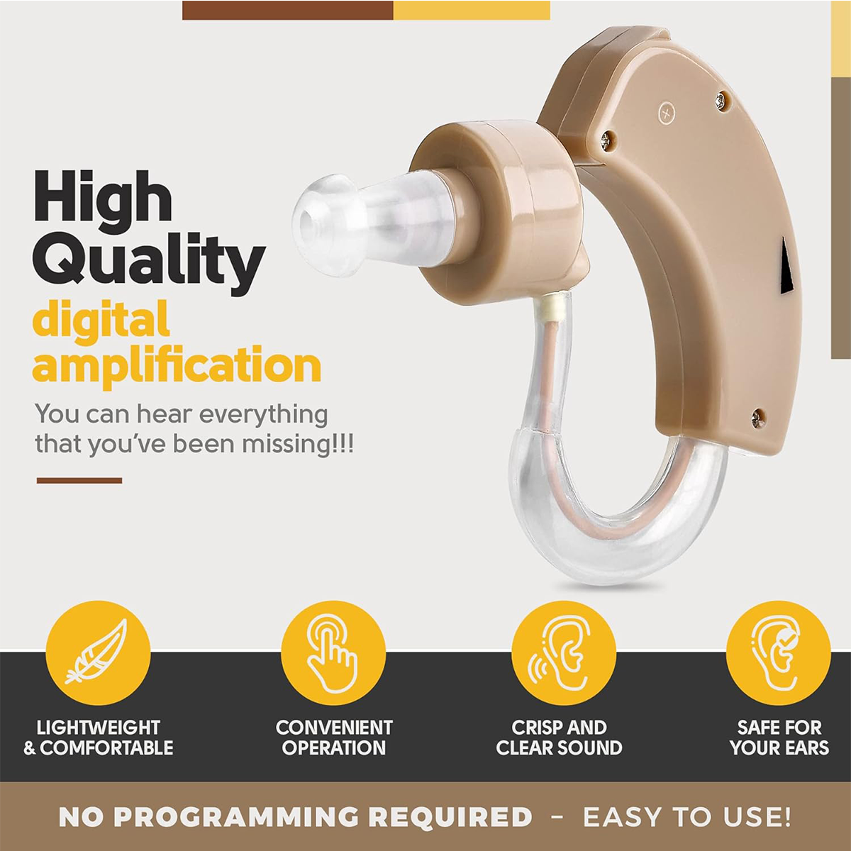 Sound Increaser for Ear