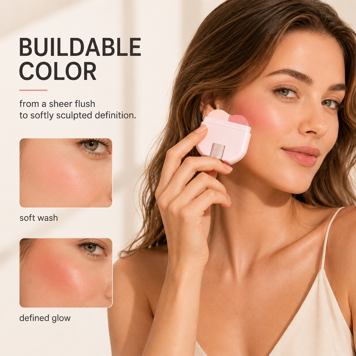 2-in-1 Long-Lasting Highlighter & Blush Stick