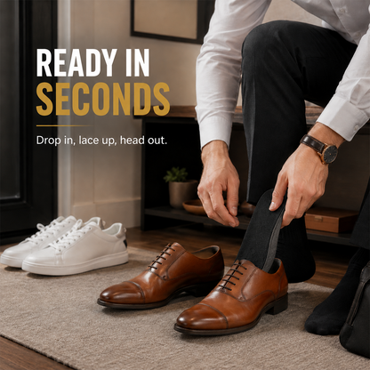 Invisible Lift Insoles – Cushioned Height Boost Inserts for Daily Comfort