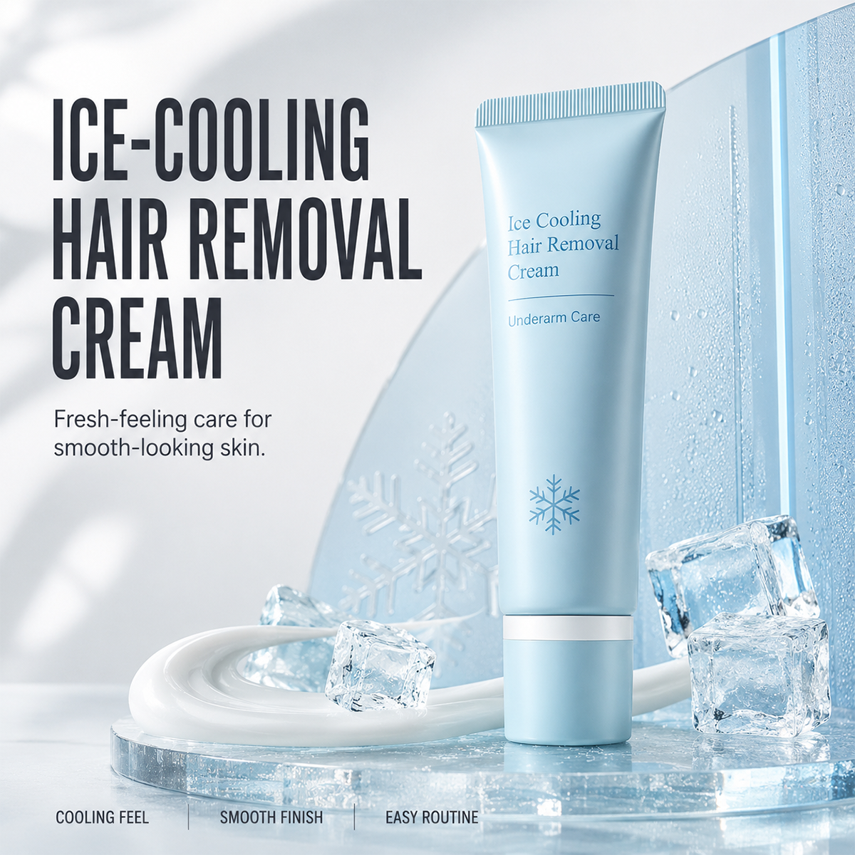 🥳🪒Gentle Hair Removal Cream – Dual‑care for underarms & bikini area✨🛡️