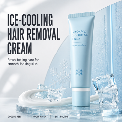 🥳🪒Gentle Hair Removal Cream – Dual‑care for underarms & bikini area✨🛡️