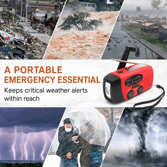 🏕️Portable multifunctional AM radio flashlight