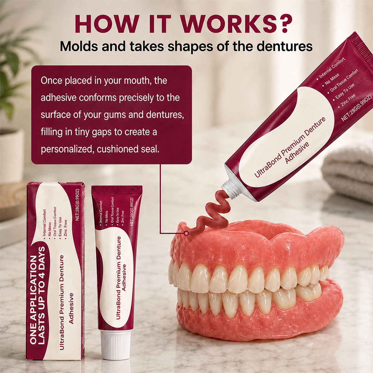 UltraBond Premium Denture Adhesive