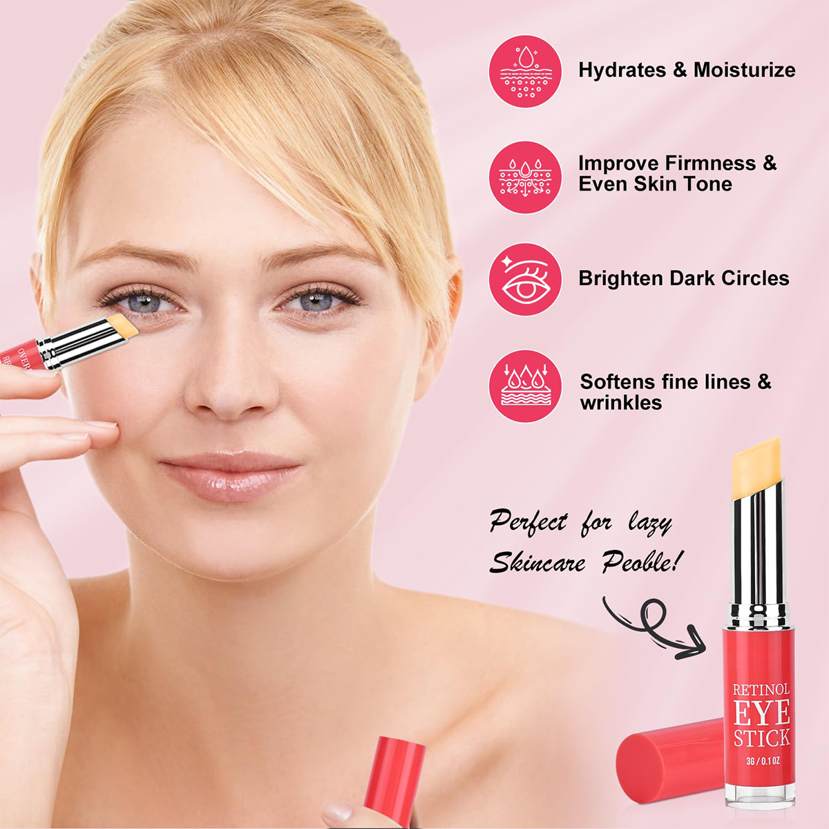 Retinol Eye Stick with Collagen & Hyaluronic Acid