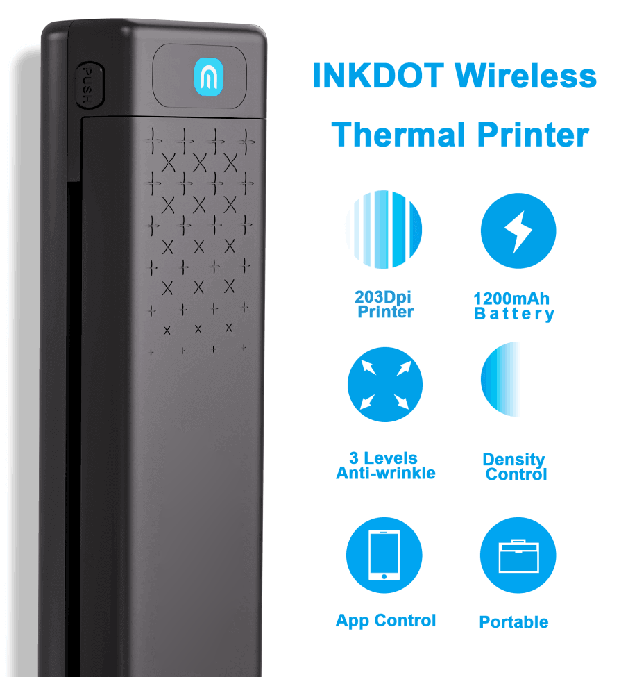 Wireless Tattoo Stencil Thermal Printer – Instant Phone-to-Stencil Printing