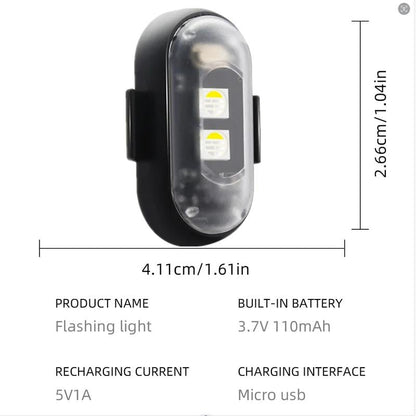 🔥🔥Wireless RGB Car LED Strobe Lights – Colorful Interior Atmosphere Lighting