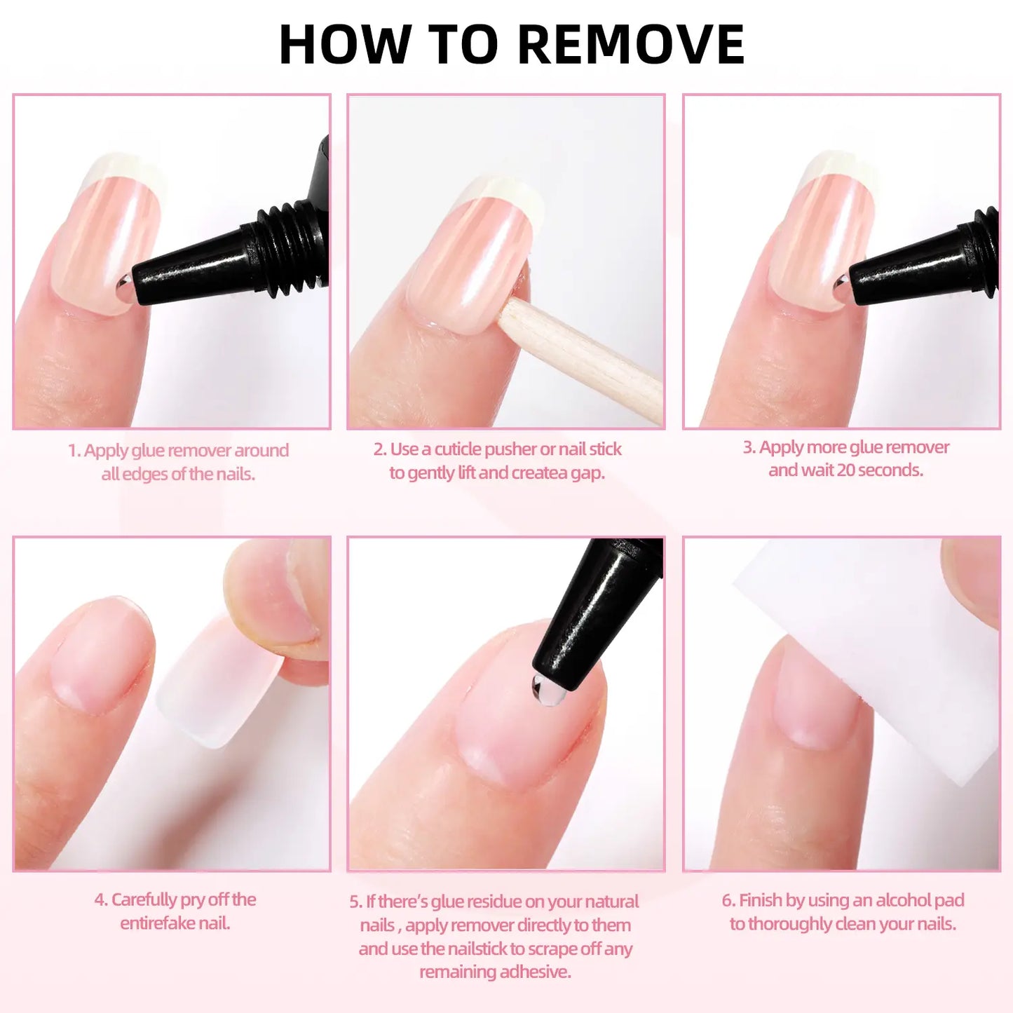 Salon-Quality Milky White Press-Ons: Extra Short Squoval Nails