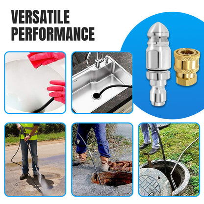 Powerful Pipe Cleaning and Unclogging Nozzle