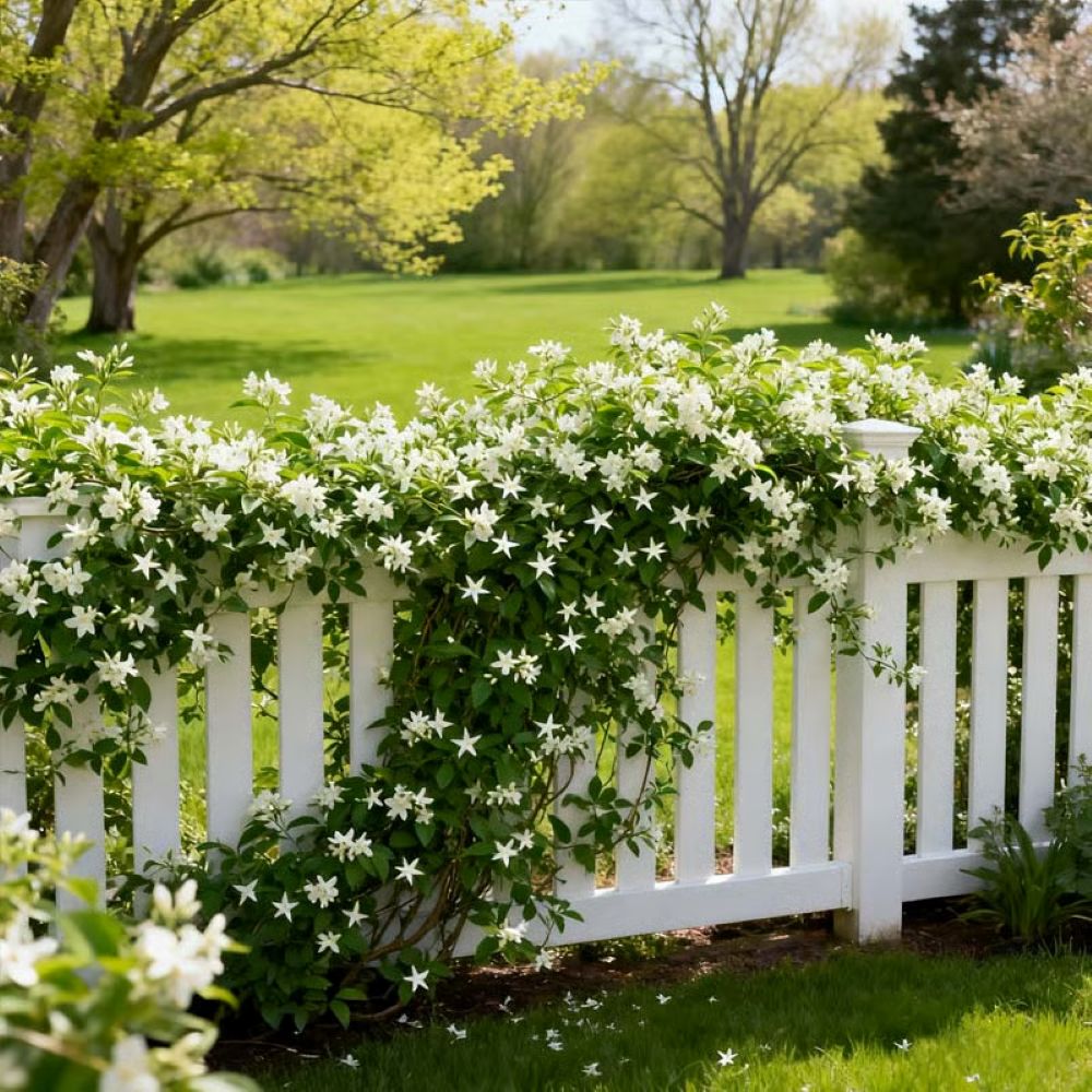 Perfume Jasmine Seeds – Winter Planting, Perennial Blooms & Fragrant Garden Elegance (Only seeds, without flower pot)