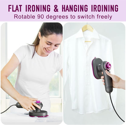Portable Mini Steam Iron for Clothes Foldable Handheld Electric Ironer Wet Dry Garment Steamer Ironing Machine Travel Home Appli