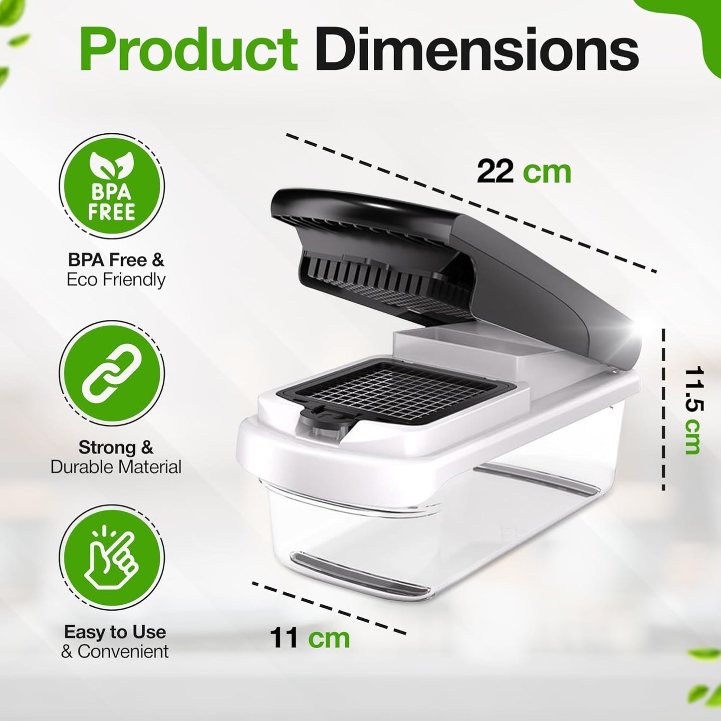 New -Series All -in-One,7 Blade Vegetable Chopper,Food Chopper,Vegetable 15 in 1 Slicer,Cutter Dicer,Mandoline Slicer for Kitchen,Multifunctional Kitchen Gadgets set with Container