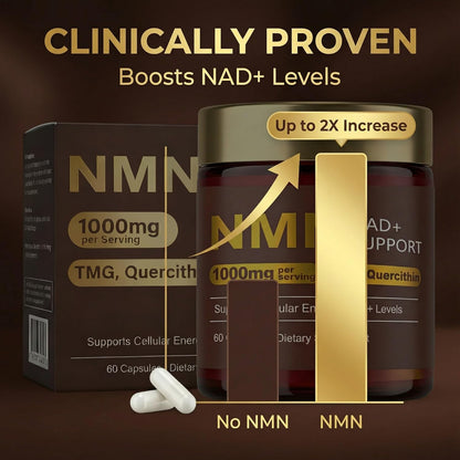 Advanced Liposomal NMN 1000mg — Daily Cellular Energy & Healthy Aging Support in One Powerful Formula