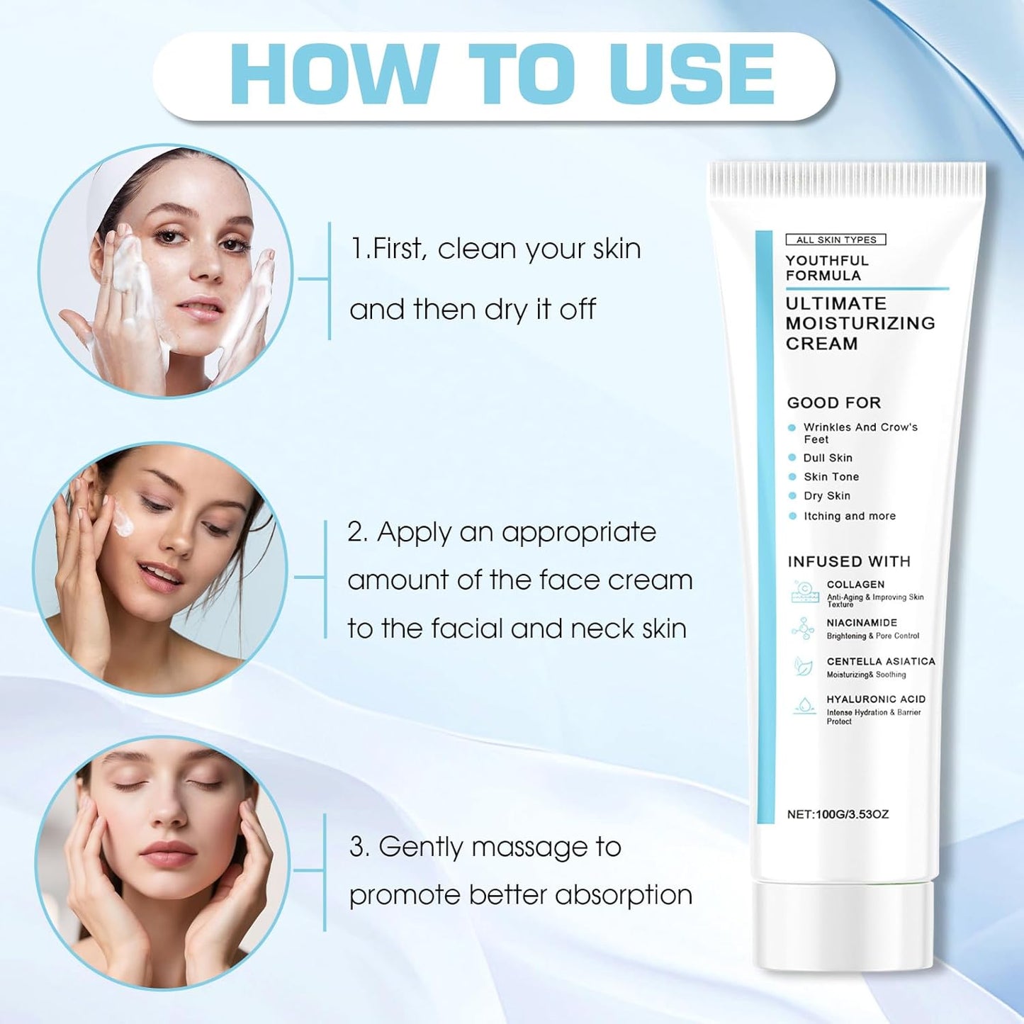 Youthful Formula Moisturizing Cream 100mL