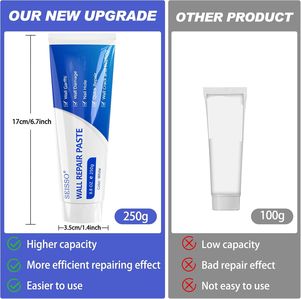 🔥🏠Wall Repair Paste for Cracks and Holes