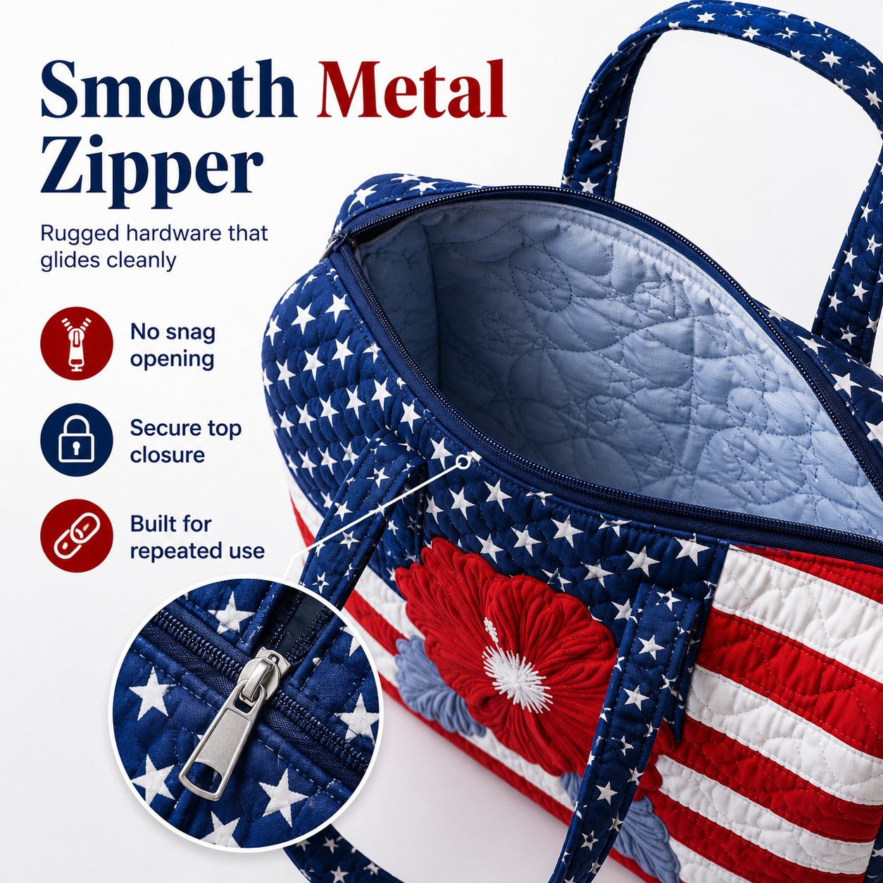 Craftsman’s USA Quilted Duffle Bag
