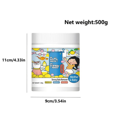 Oxygen Laundry Powder 500g Strong Stain Remover Chlorine-Free Formula Safe for Everyday Fabrics Removes Milk Sweat Oil Fruit Stains Hyper Concentrated Ideal for Mothers and Babies