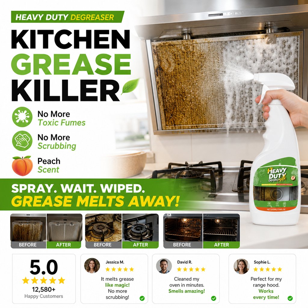 Duty Kitchen Degreaser Spray - 120ml Multi-Use Kitchen Household Products