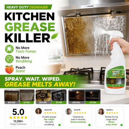 Duty Kitchen Degreaser Spray - 120ml Multi-Use Kitchen Household Products