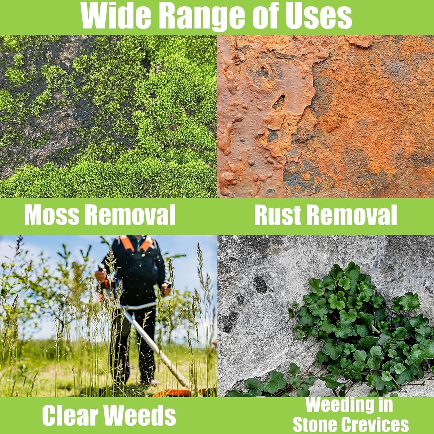 Heavy-Duty Steel Wire Trimmer Head for Cordless Weed Trimmers