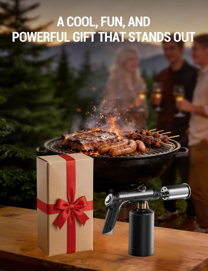 High-Heat Propane Torch – Adjustable Flame Torch for BBQ, Grilling & Charcoal Lighting, Soldering & Outdoor Use