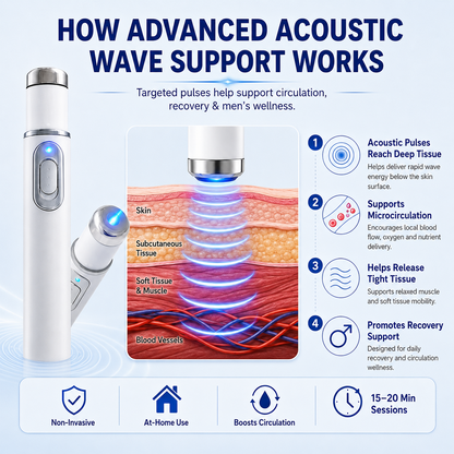 🔥💪Advanced Acoustic Shockwave Therapy restores penile tissue health