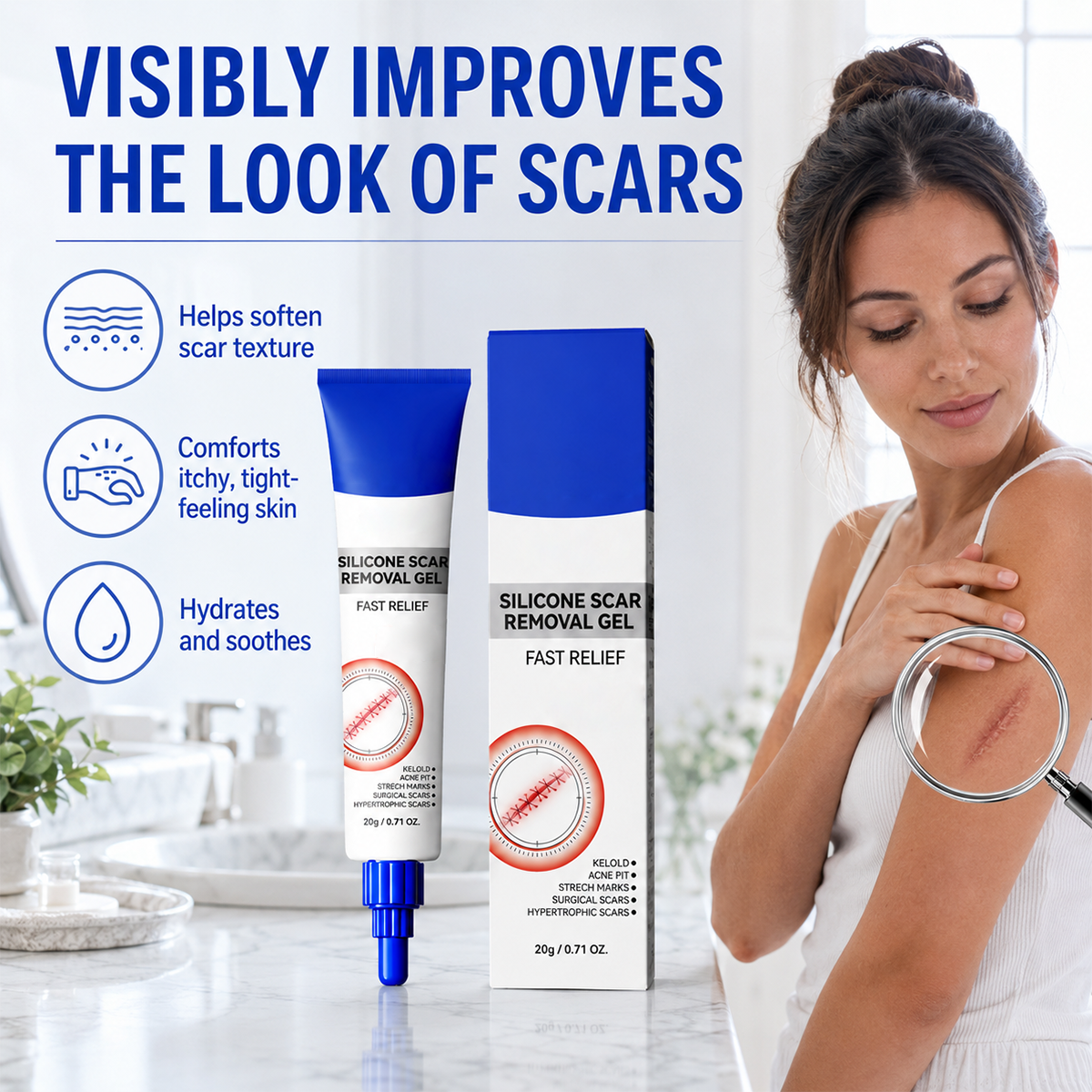 Advanced Silicone Scar & Wrinkle Smoothing Gel