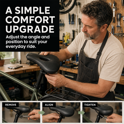 Pressure-Balance Bicycle Saddle
