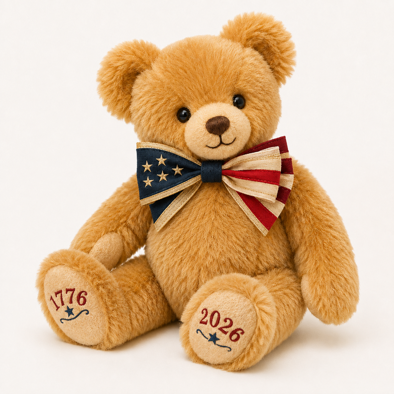 Patriotic 250th Anniversary-Inspired Collectible Teddy Bear
